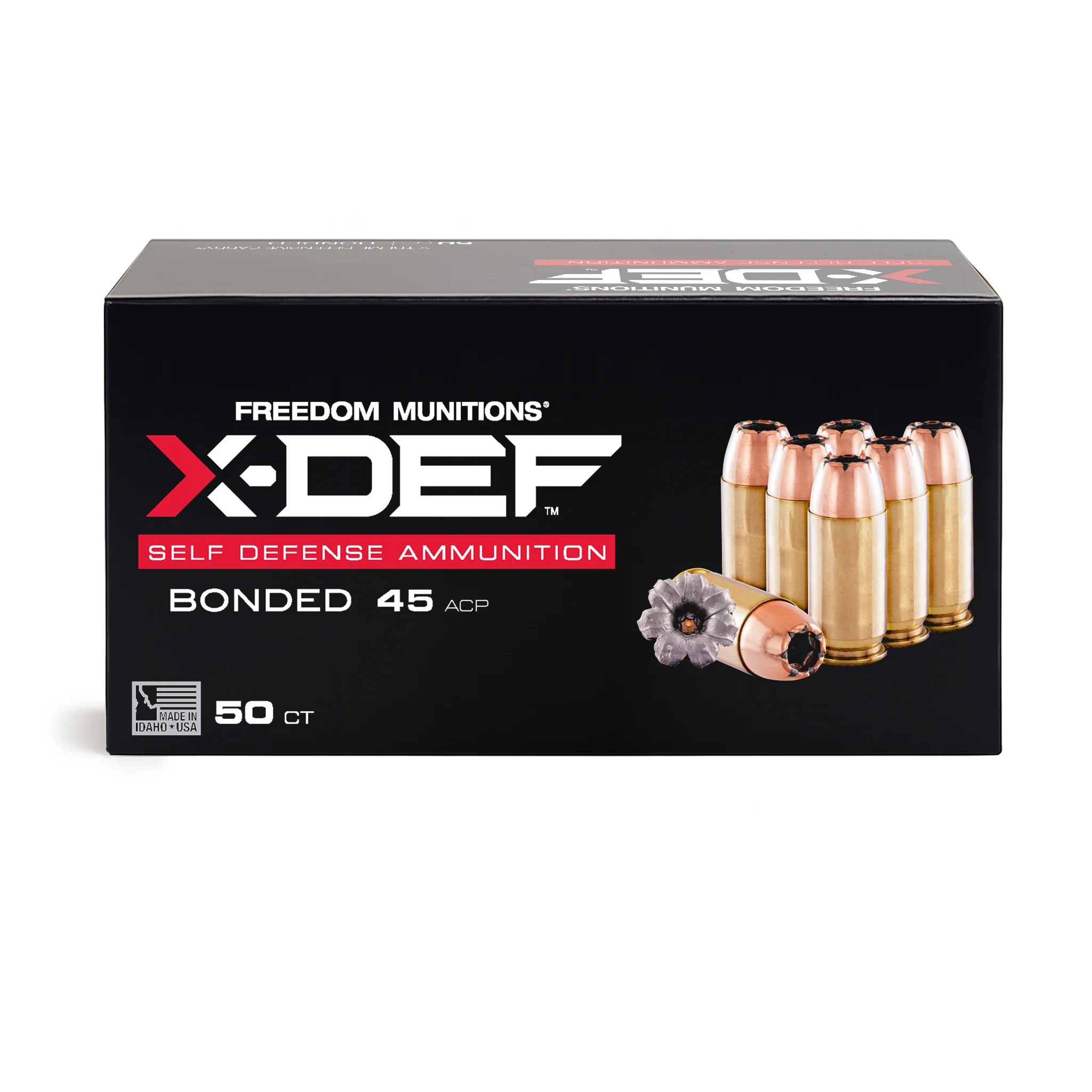 Freedom Munitions X-DEF Defense 45 ACP Ammo- 230 Gr Hollow Point (HP), 50 rounds, New