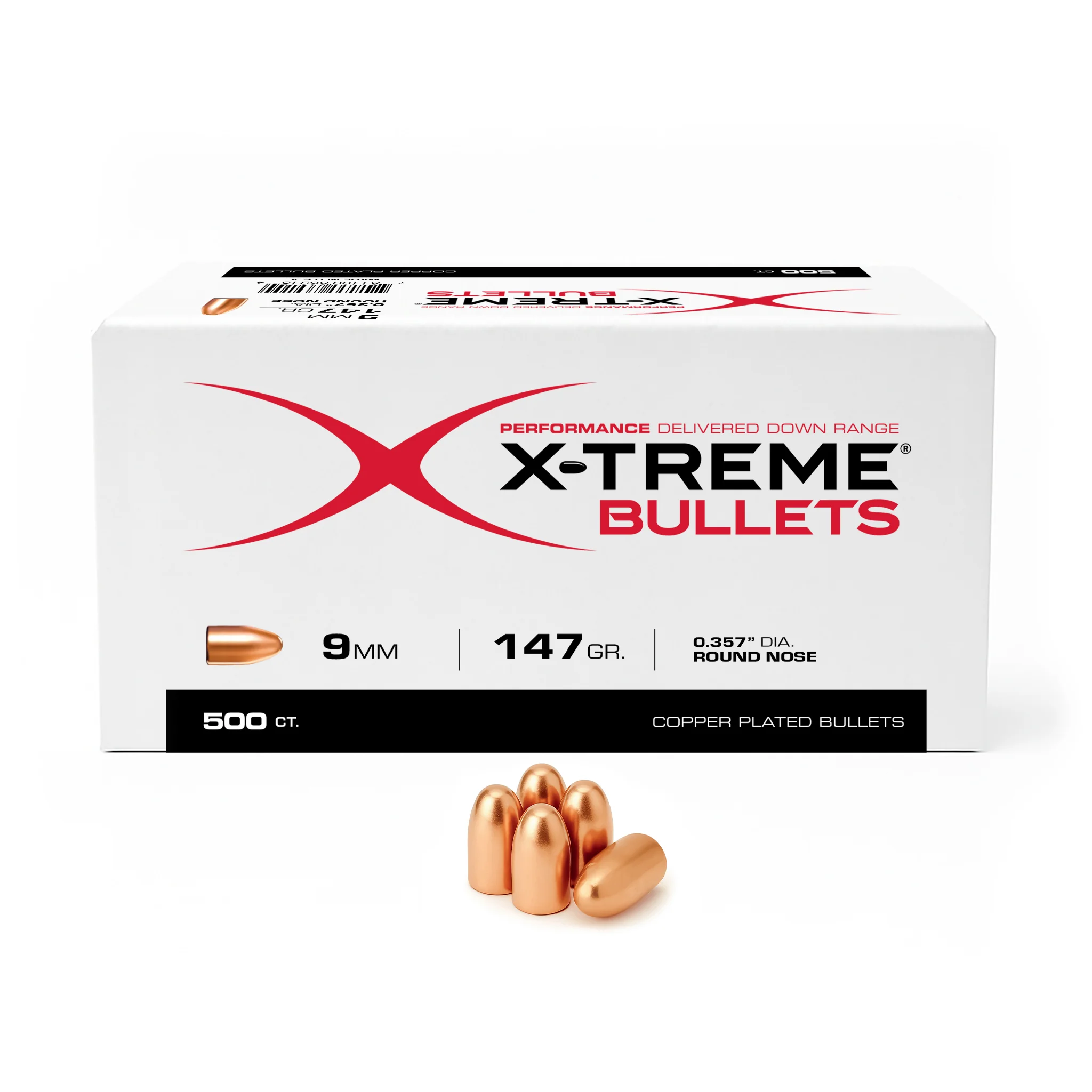 X-Treme 9MM (.357) 147 Gr RN Bullet (not ammo)
