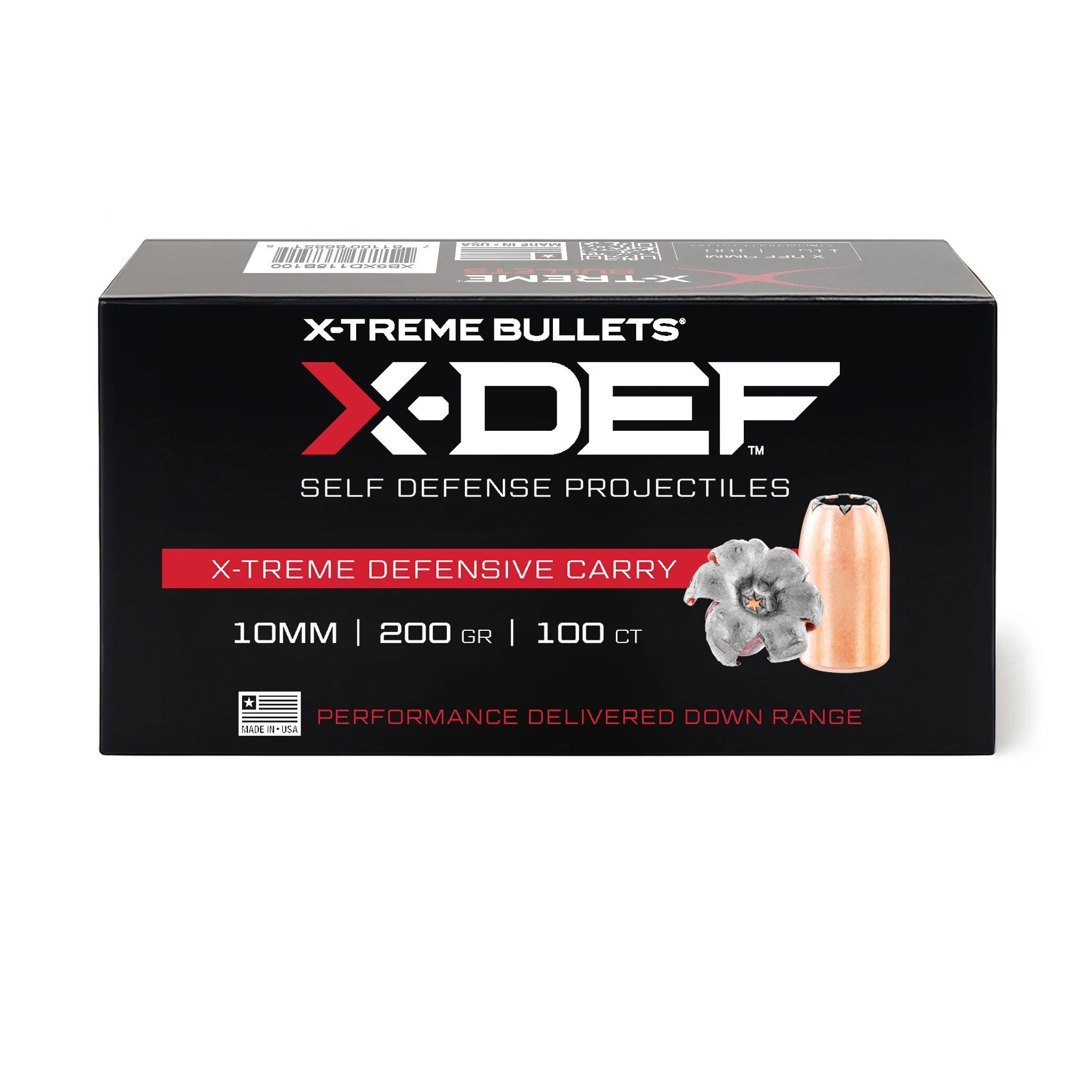 X-Treme 10mm (.400) 200 Gr HP X-DEF Defense Bullet (not ammo)