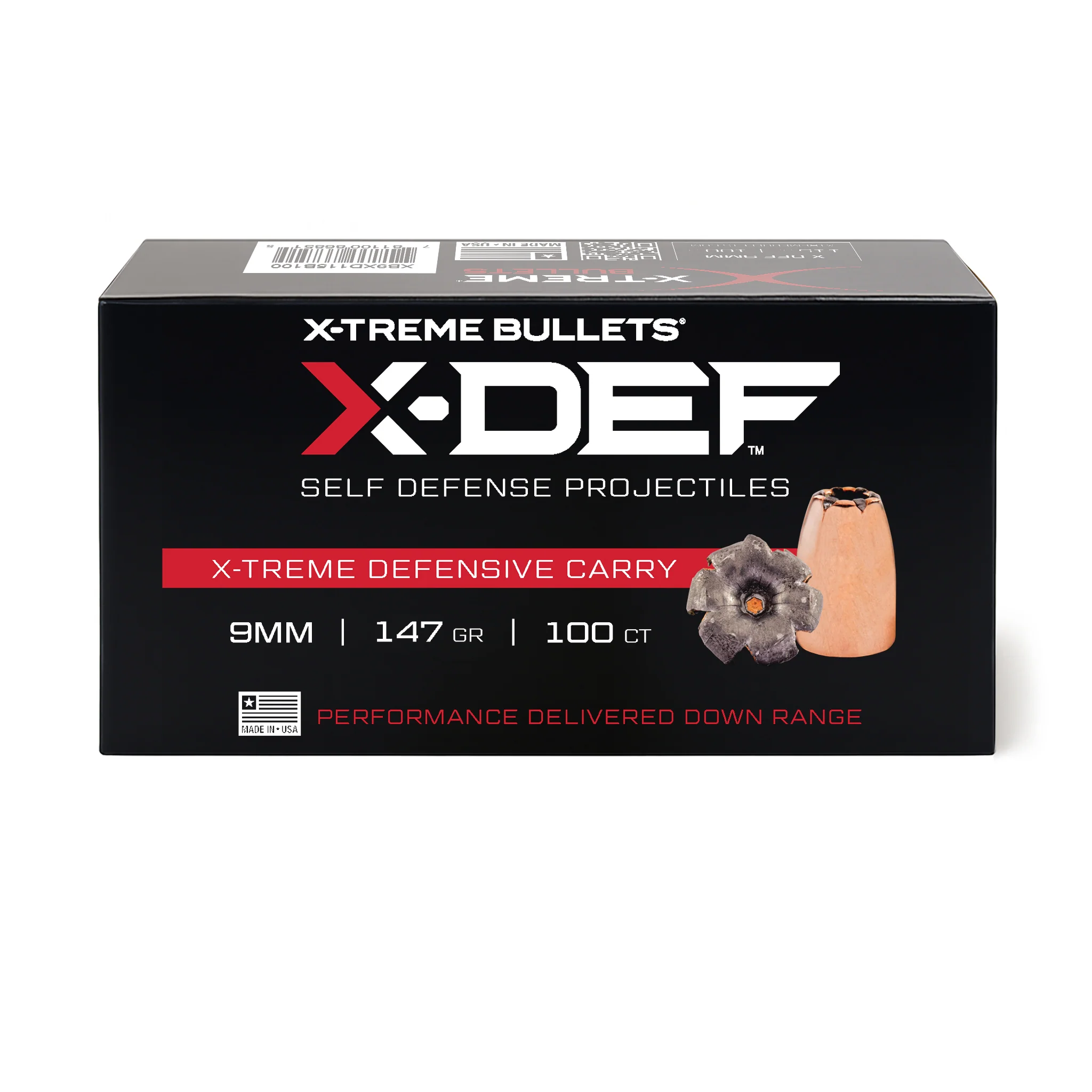 X-Treme 9MM (.356) 147 Gr HP X-DEF Defense Bullet (not ammo)